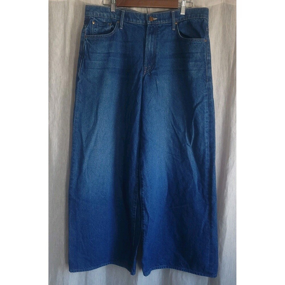 NWT MOTHER JEANS Snacks RIGATONI SNEAK Baggy Wide Leg Designer Denim - Picture 4 of 16